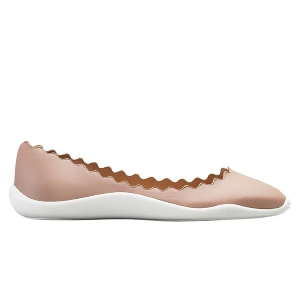 Chloe Shoes - NWT Chloe Lauren Runner ballerinas in leather cream white pink tea